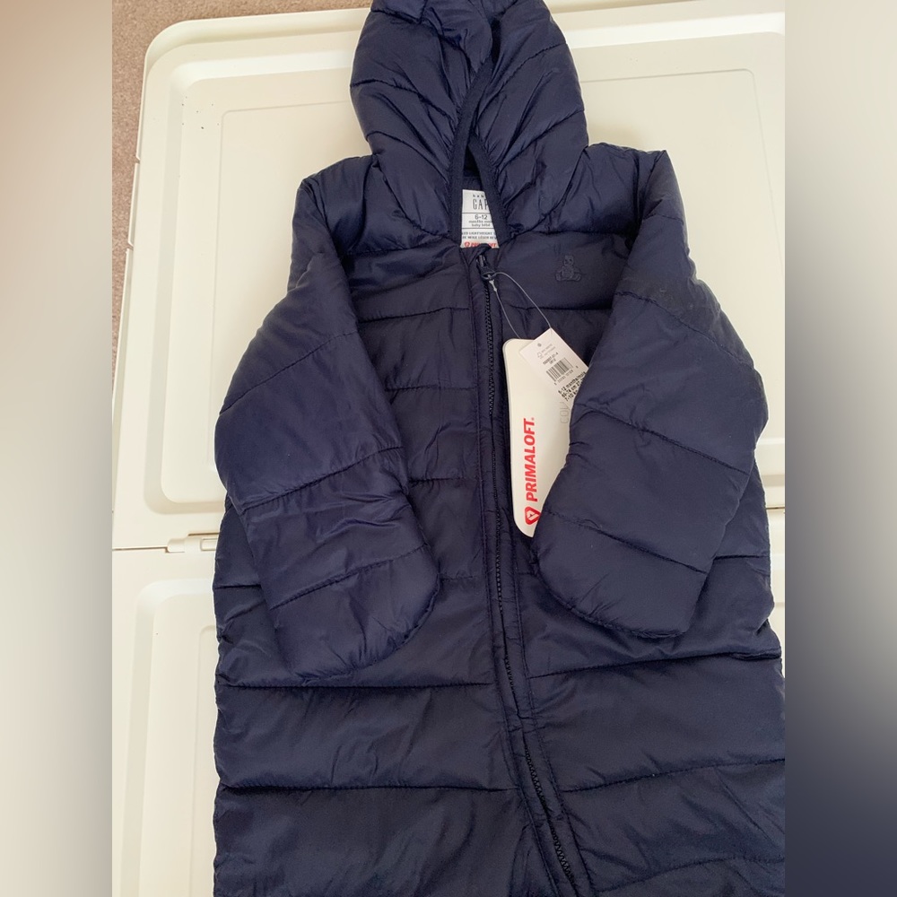 GAP primaloft snowsuit 6-12M